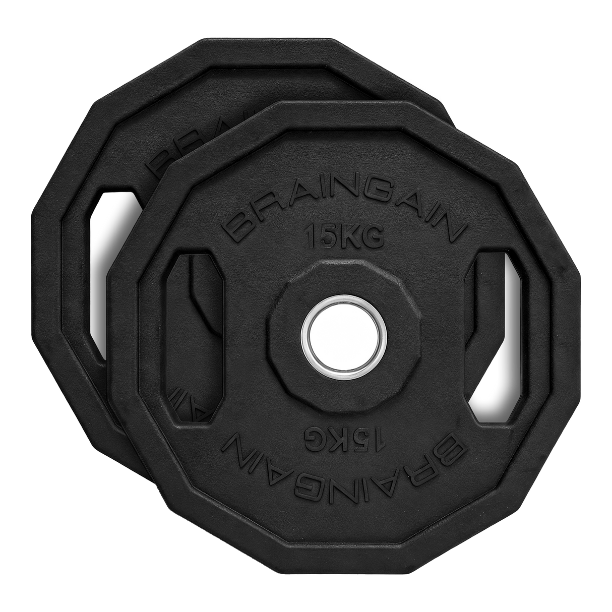 12 Sided HD Bumper Weight Plates Rubber - 5kg to 25kg