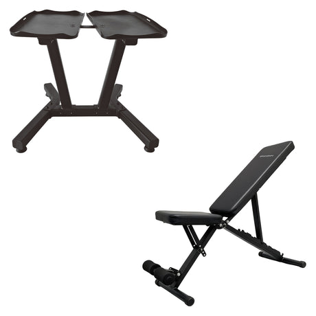 SmartBells Dumbbells Stand and Core Bench bundle